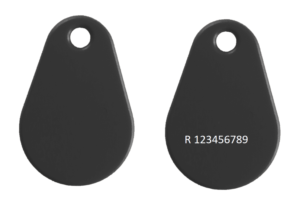 RCO Tag EM4200 Black Adapted for RCO Passer system