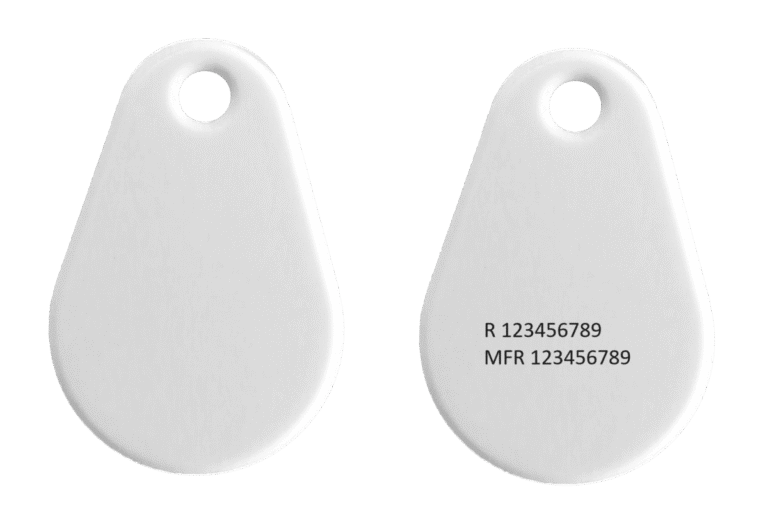 Etiqueta RCO Combi EM4200/Mifare1k blanca adaptada para el sistema de control de acceso RCO