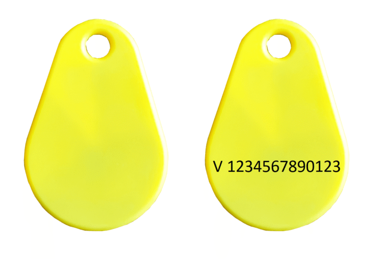 Axema Tag EM4200 Jaune Adapté pour le système d'accès Axema Vaka