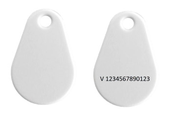 Axema Tagg EM4200 Wit Aangepast voor Axema Vaka Access System