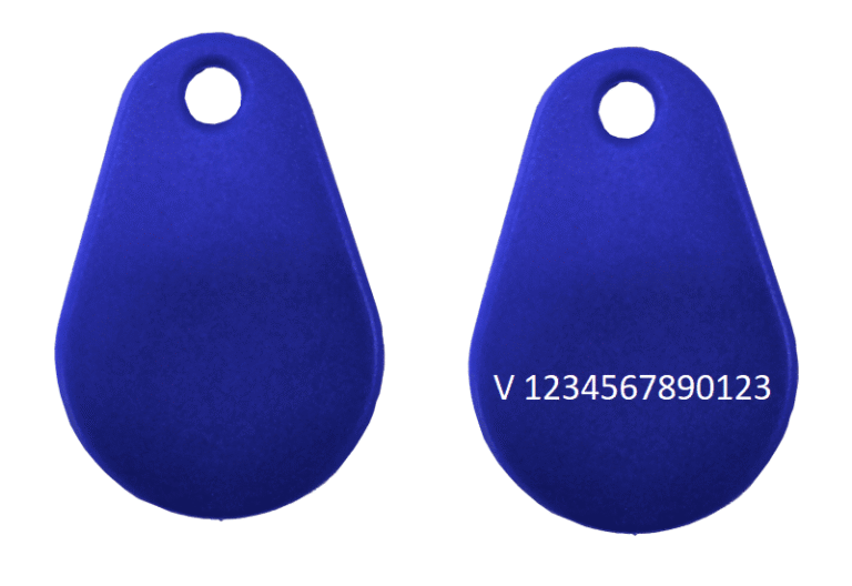 Axema Tag EM4200 Blauw Aangepast voor Axema Vaka Access System
