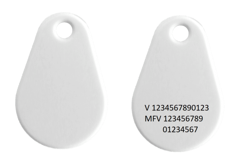 Axema Tagg Kombi EM4200/Mifare1k Wit Aangepast voor Axema Vaka Access System