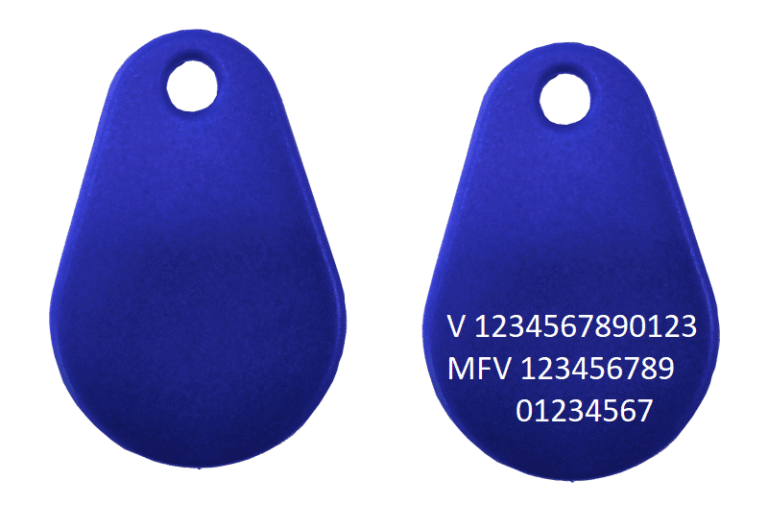 Axema Tagg Combi EM4200/Mifare1k Blauw Aangepast voor Axema Vaka Access System