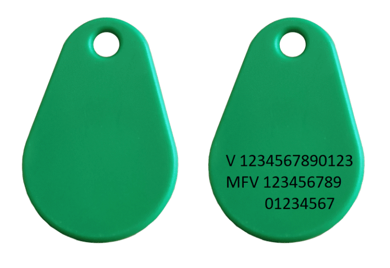 Axema Tagg Combi EM4200/Mifare1k Green Adapted for Axema Vaka Access System