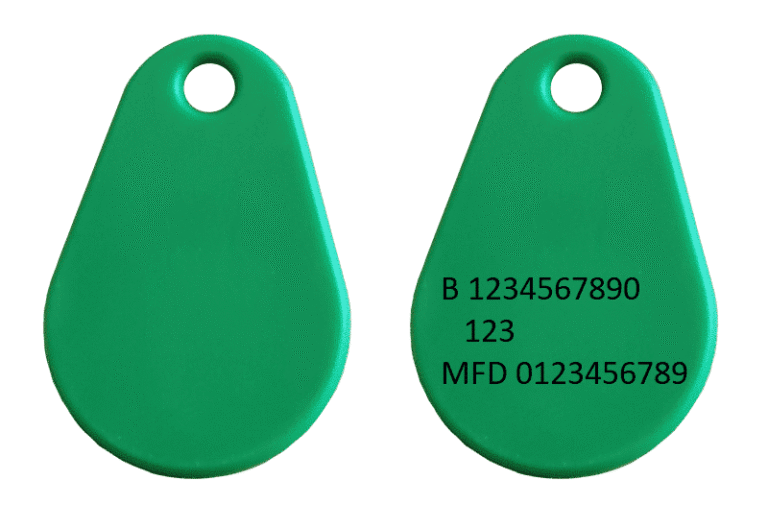 Vanderbilt Omnis Tag Combi EM4200/Mifare1k Green Adapted for Vanderbilt Omnis Passer system