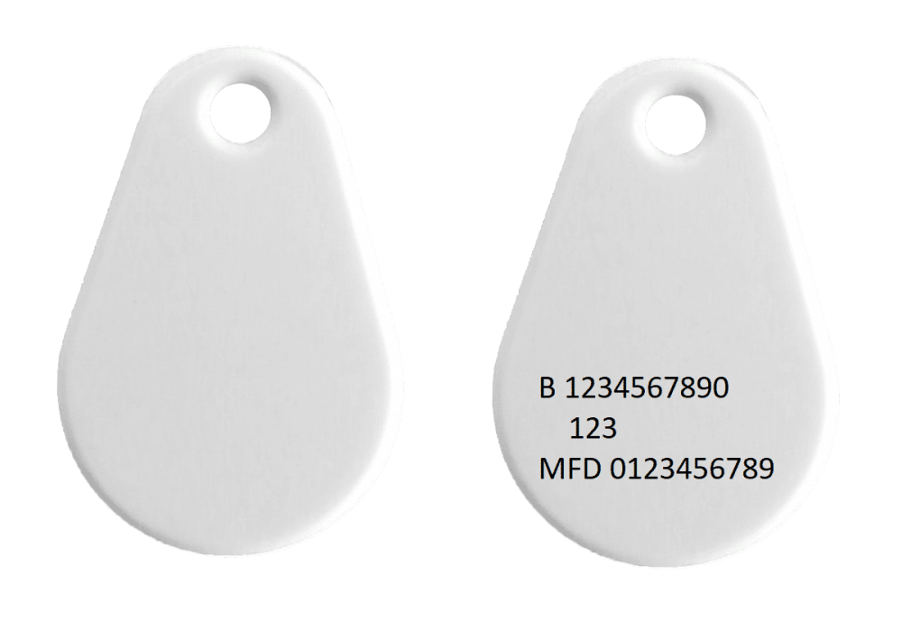 Vanderbilt Omnis Tag Combi EM4200/Mifare1k Blanc Adapté pour le système Vanderbilt Omnis Passer