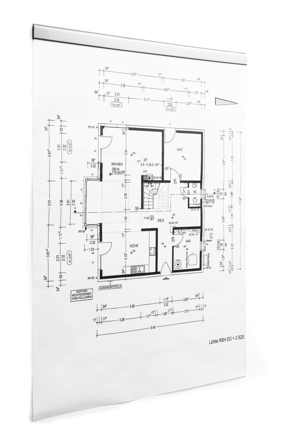 Klämlist magnetisk DURAFIX® RAIL 297 mm