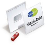 Placas de identificación con soporte