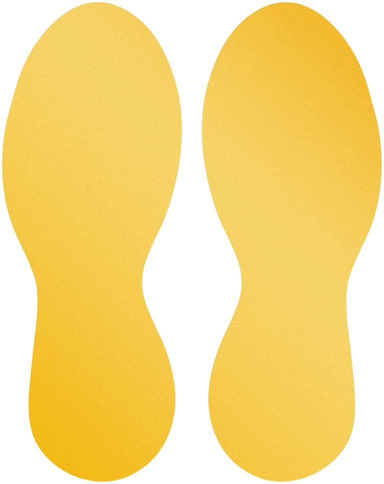 Oznaczenie podłogowe „Footprint”, zdejmowane
