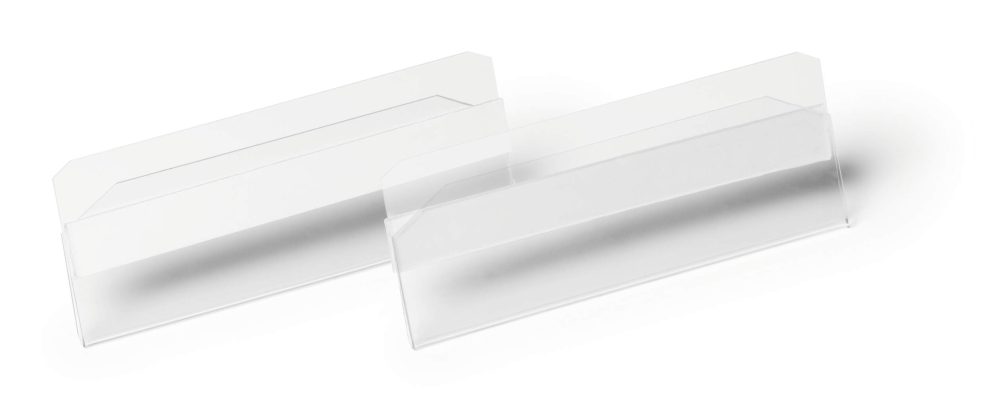 Uchwyt na etykiety samoprzylepny TWARDA OKŁADKA 100x38 mm