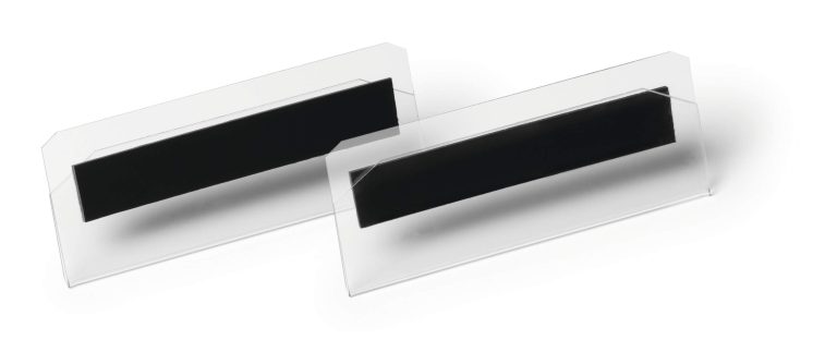 Etikettholder magnetisk HARDT DEKSEL 100x38 mm