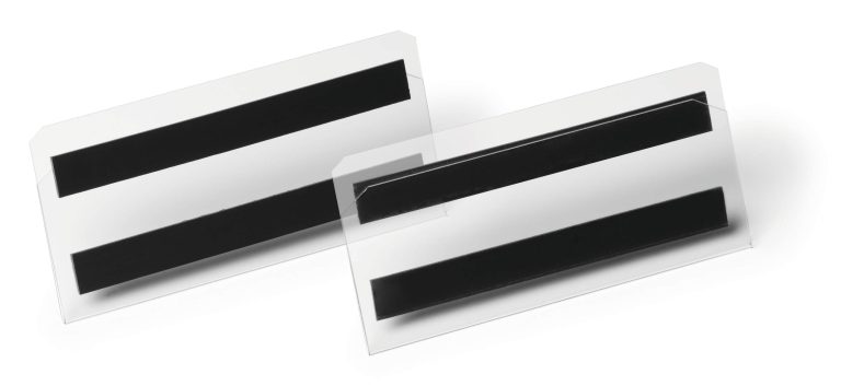 Etikettholder magnetisk HARDT DEKSEL 150x67 mm