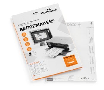 Etiquetas para placa de identificación BADGEMAKER® 34x74