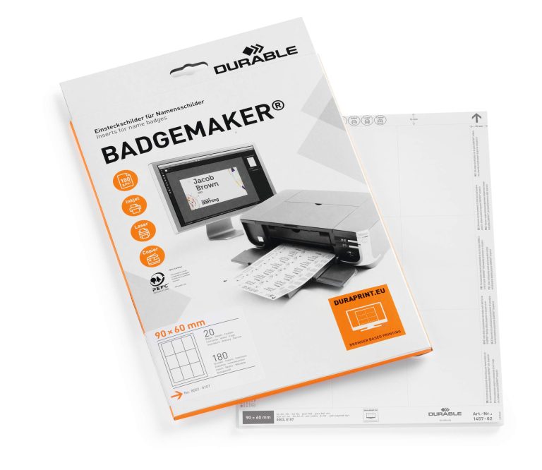 BADGEMAKER® etiketten voor naambord 90x60