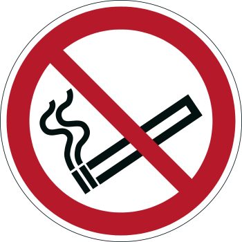 Varseldekal  "Rökning förbjudet"