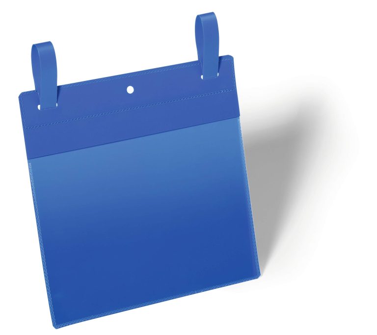 Plastficka A5L med fästband