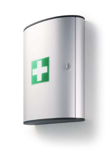 Första hjälpen skåp FIRST AID BOX L med innehåll enl. DIN 13157:2021