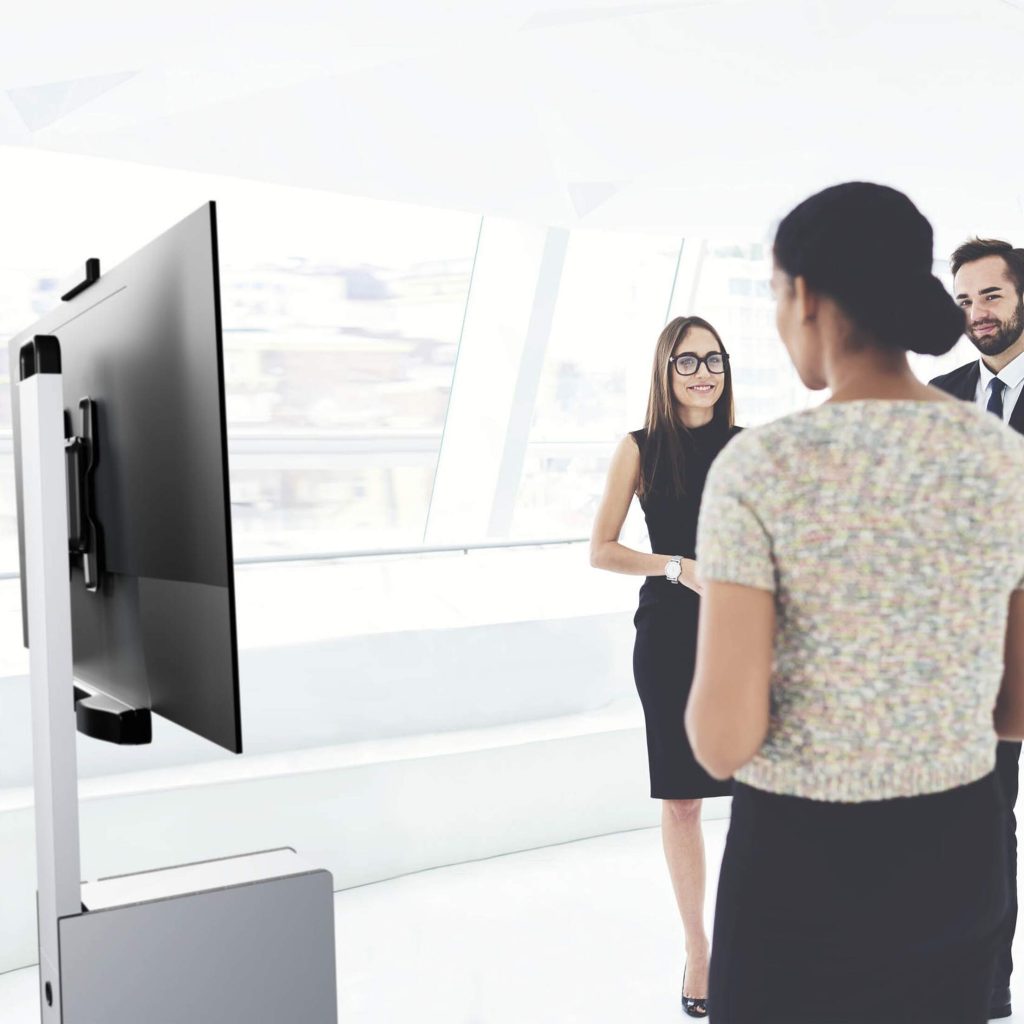 TV stativ på hjul COWORKSATION® – Image 6