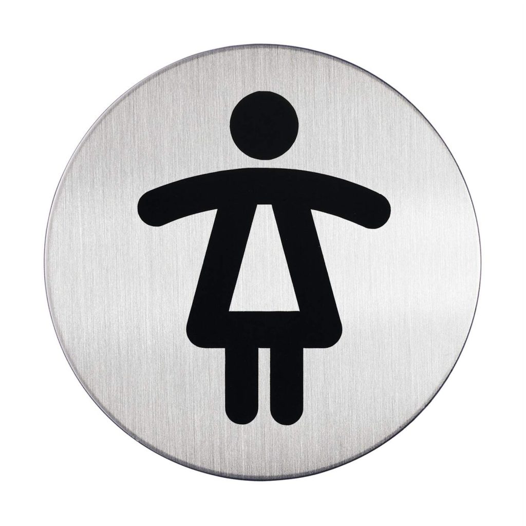 Symbolschild WC Damen
