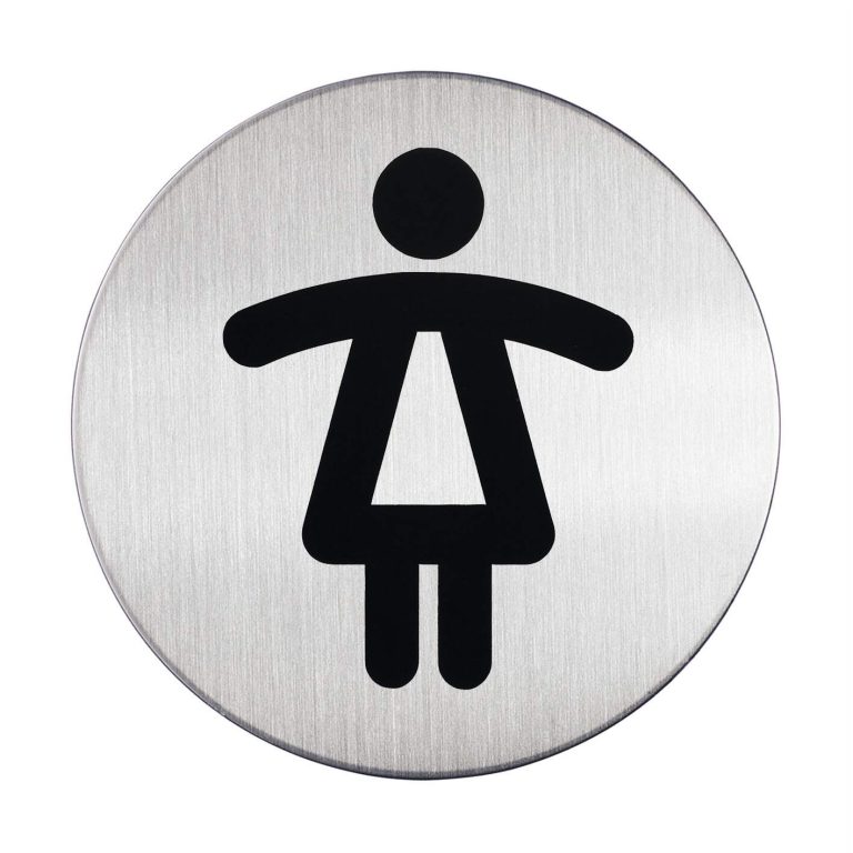 Symbolskilt WC damer