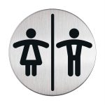 Symbolschild WC Damen & Herren