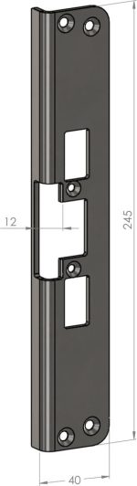 Safetron Montagepfosten SA30T-12