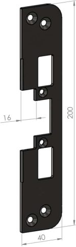 Safetron Montagepfosten SA87-16