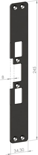 Safetron Montagepfosten SA45