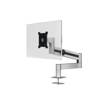 Skjermholder PRO med arm for 1 skjerm, kabelhullfeste