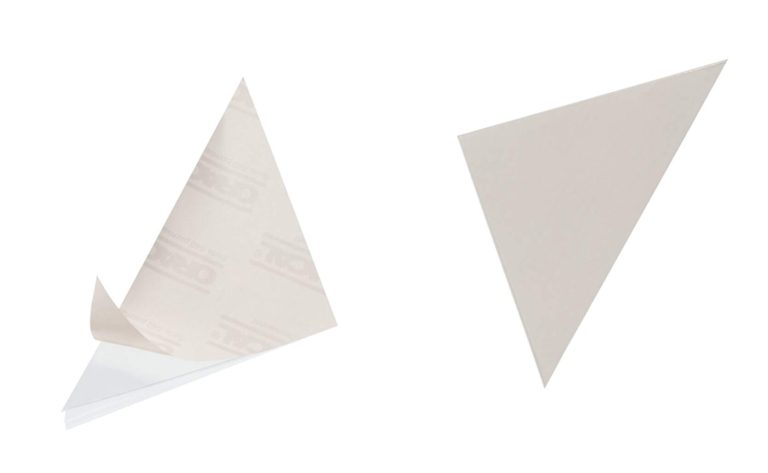 Pochette d'angle autocollante CORNERFIX® 125x125
