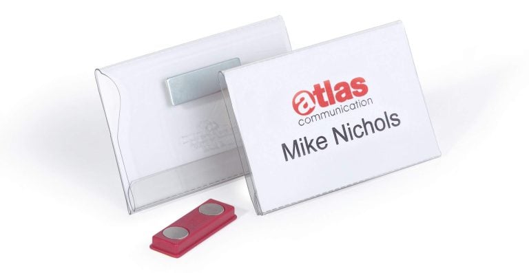 Name plate 54x90, magnetic attachment