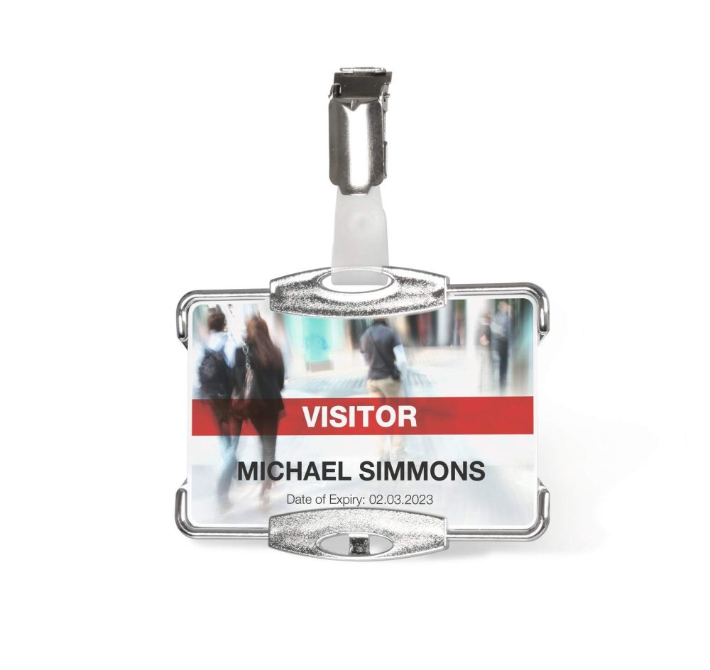 Korthållare RFID SECURE MONO m hängselclips