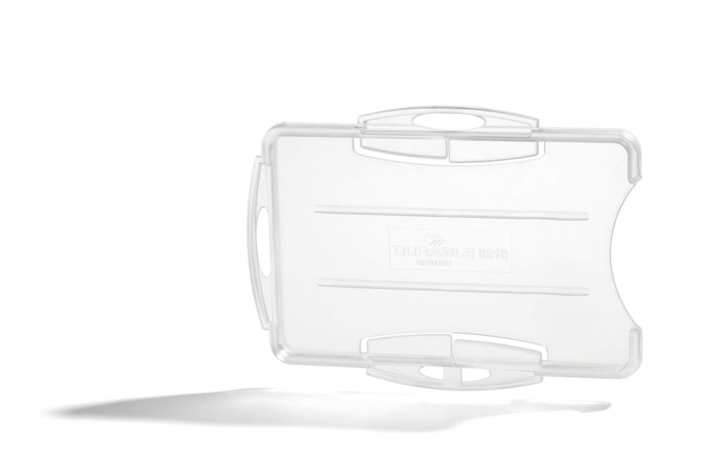 Card holder open for 2 cards without attachment