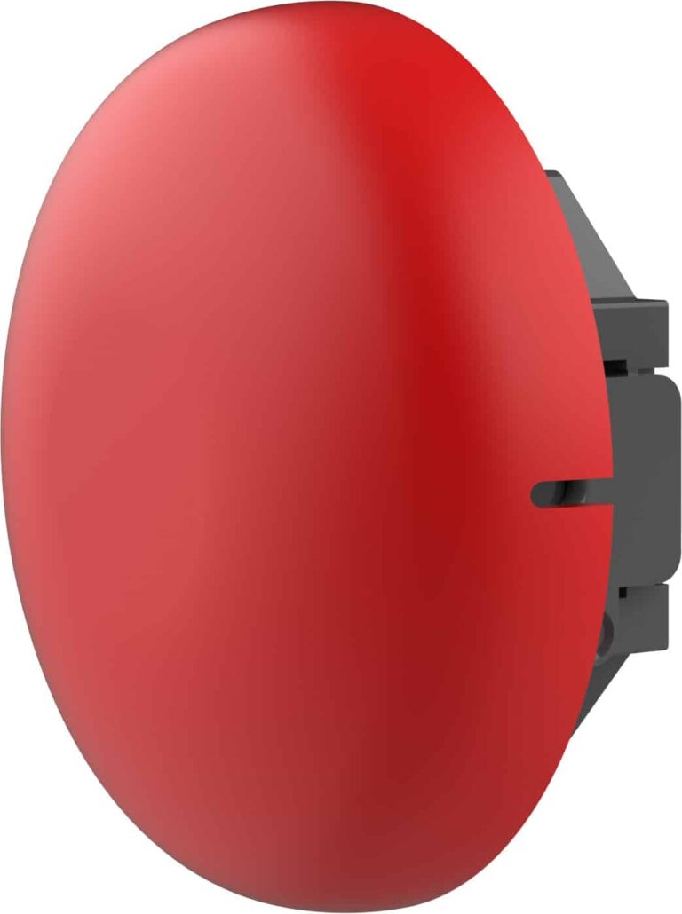 Vekkerklokke 6" 12V Rød EN54