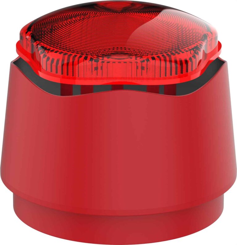 Sirena/Led intermitente rojo EN54