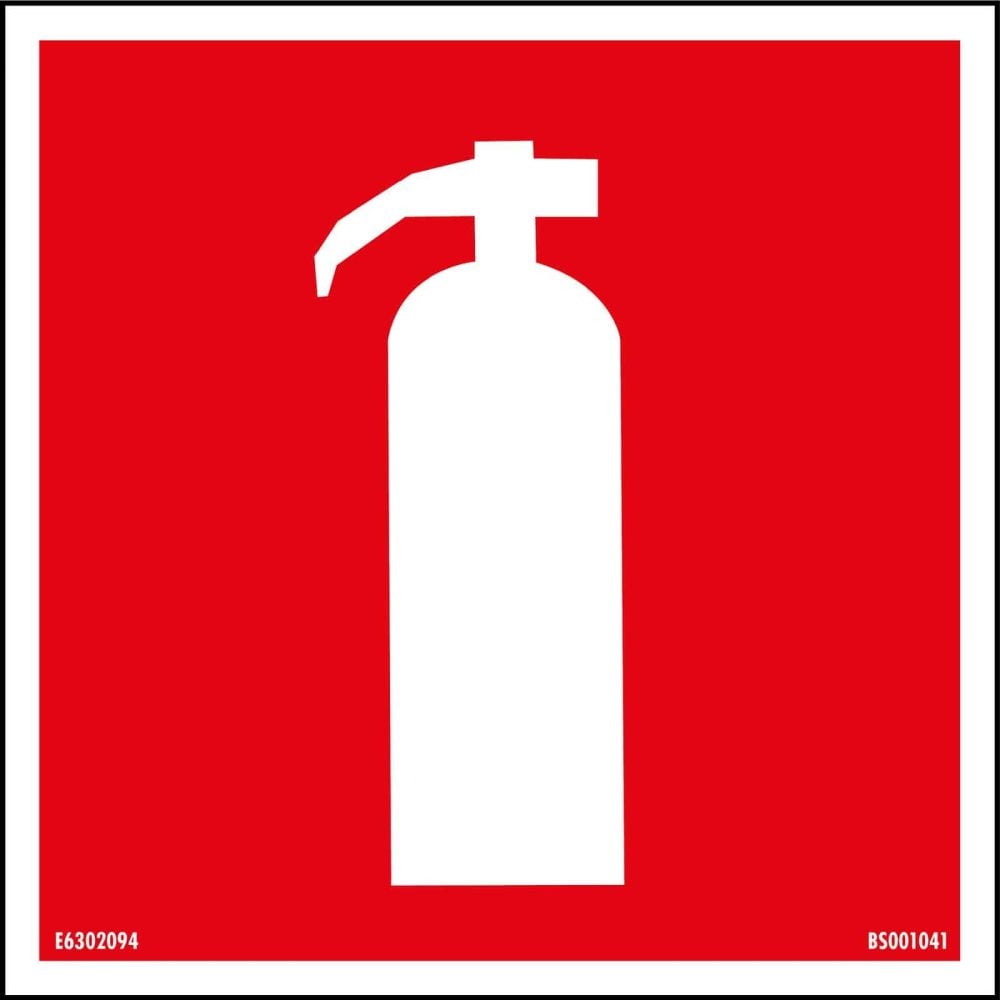 Schild Feuerlöscher 200X200 Mm