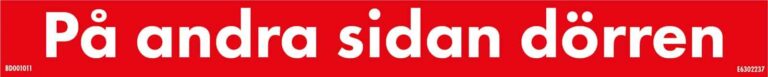 Naklejka „Po drugiej stronie drzwi”