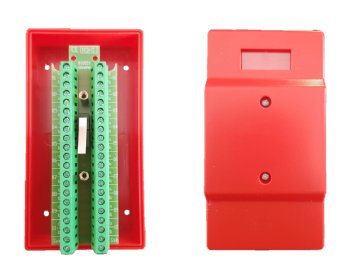 Boîte d'alarme incendie rouge 20 pôles Sk/Sk – 2,5mm2