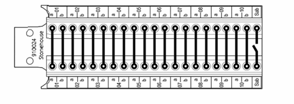 Brandlarmsbox röd 20 polig Sk/Sk – 2.5mm2 - obrazek 2