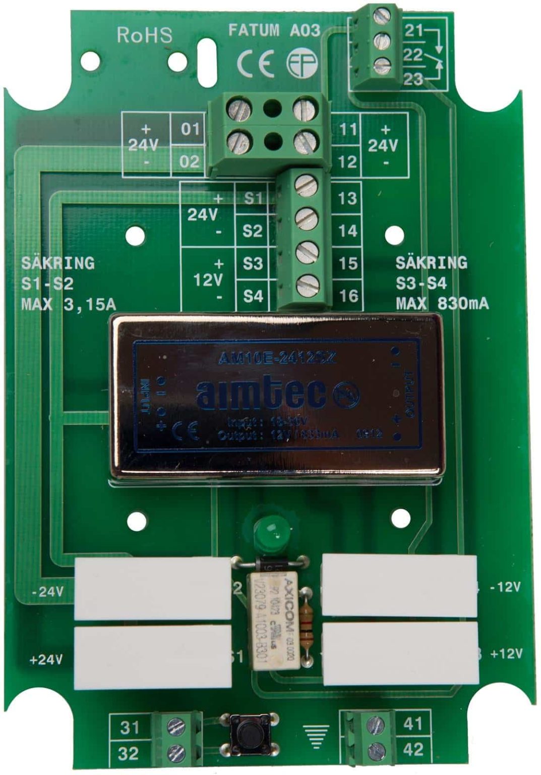 Convertisseur DC/DC 24 V DC à 12 V DC 2 Ampères