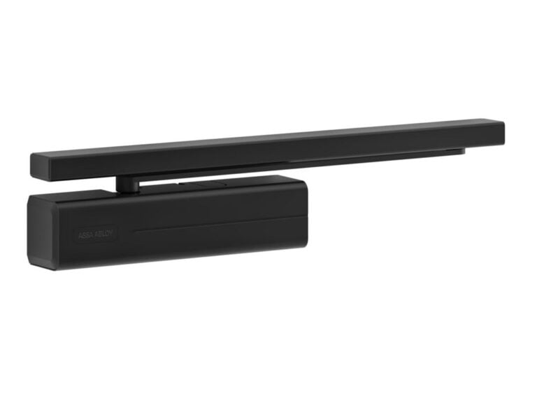 ASSA ABLOY DC700 Türschließer – Komplettset – EN 3-6 – Schieber G195 – Schwarz