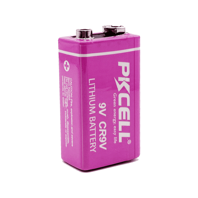 9V batteri Lithium CR9V - Lang levetid 1200mAh