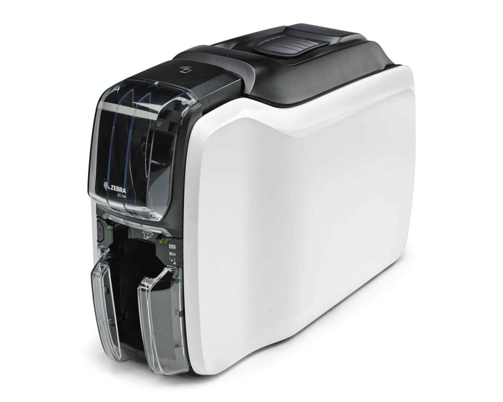 Kortprinter Zebra ZC100 - ID-kortprinter (enkeltsidet)