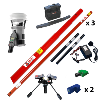 Kit de prueba Testifire 23 - 9,3 m (Calor / CO / Humo) - Bolsas y accesorios desmontables