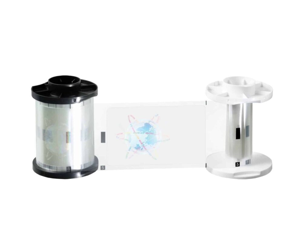 Farvebånd Fargo HDP 5000/5600 holografisk film, High Secure Orbit Design – 500 billeder