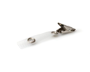 Krokodilleklemme metall p og 70 mm ekstra forsterket stropp (100 pakke)