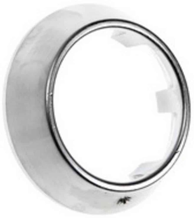 Zylinderring 13mm rund Chrom
