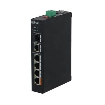 Switch Dahua Switch PoE z 4 portami RJ45 10-100M 60W