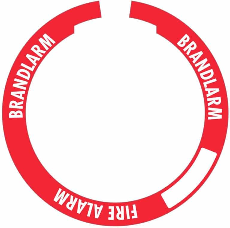 DEKAL MERK/BRANNRØD BUN
