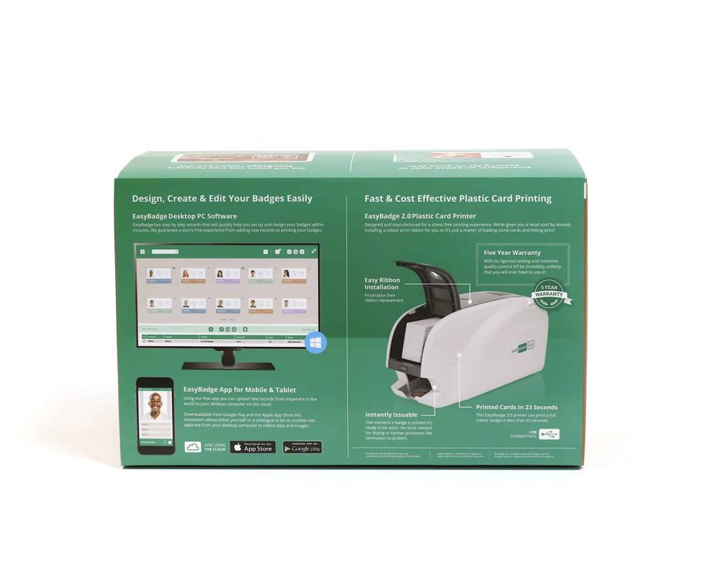 EasyBadge 2.0 ID Card Printer Bundle - Afbeelding 3